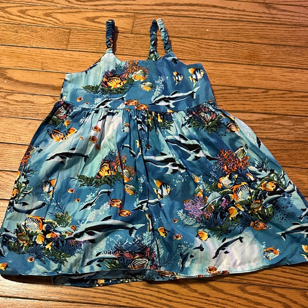 Pacific Legend Colorful Ocean-Themed Dress